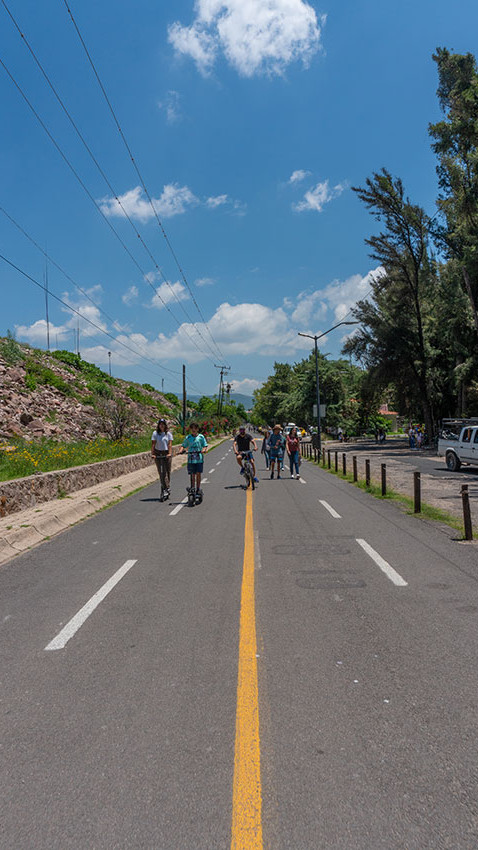 Pista en el Parque Metropolitano de León